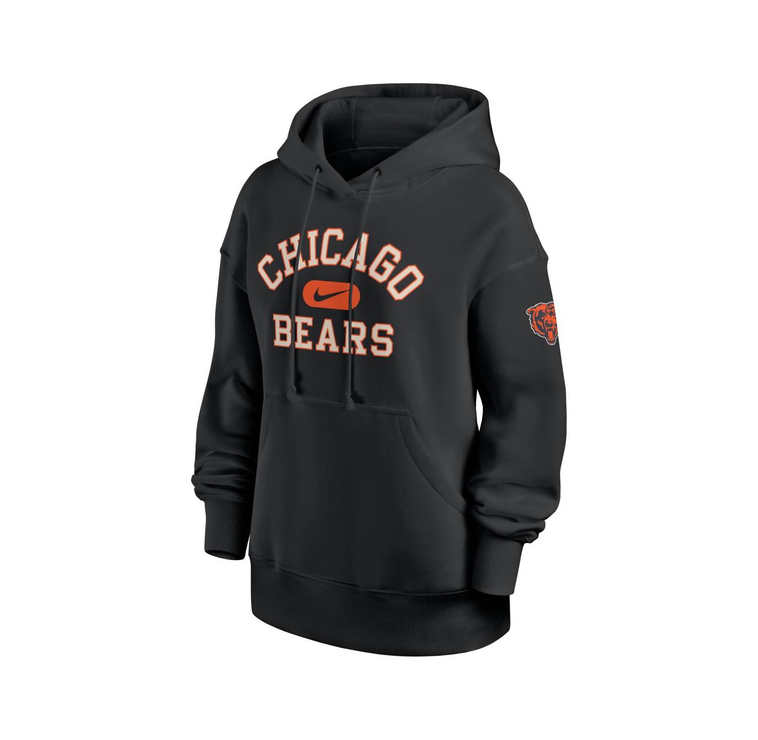 Women's Black Chicago Bears Oversized Legacy Phoenix Hoodie