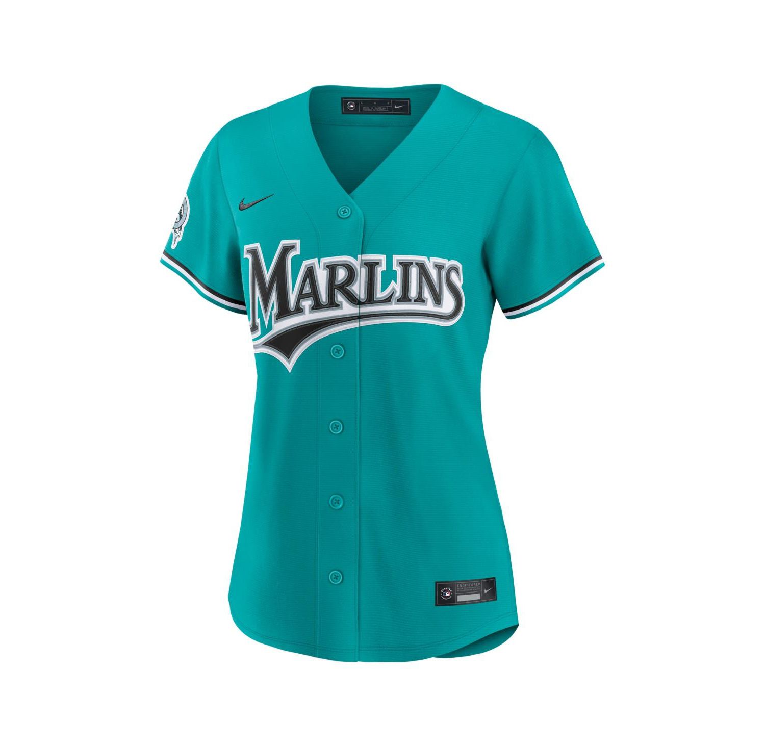 Women's Teal Miami Marlins Alternate Stadium Jersey