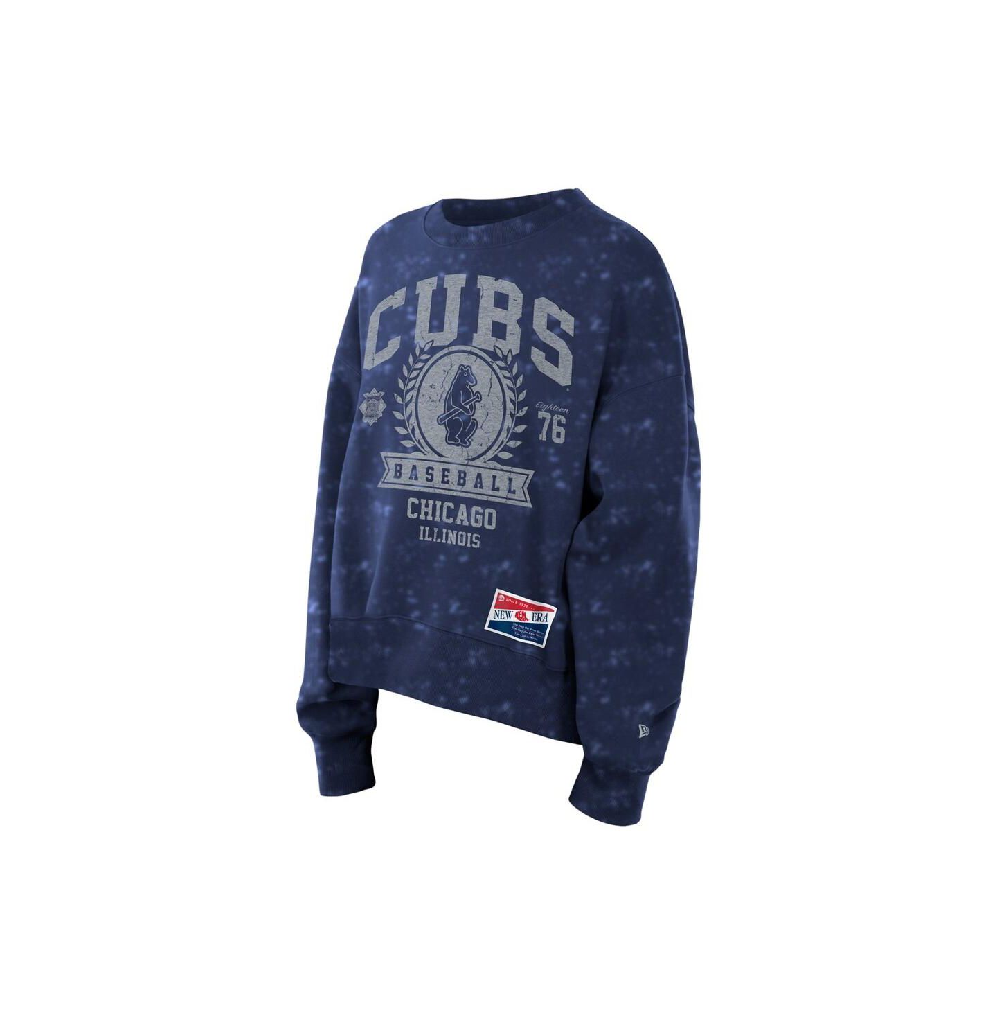 Женская толстовка New Era Royal Chicago Cubs Throwback Oversized Boxy — фото 2