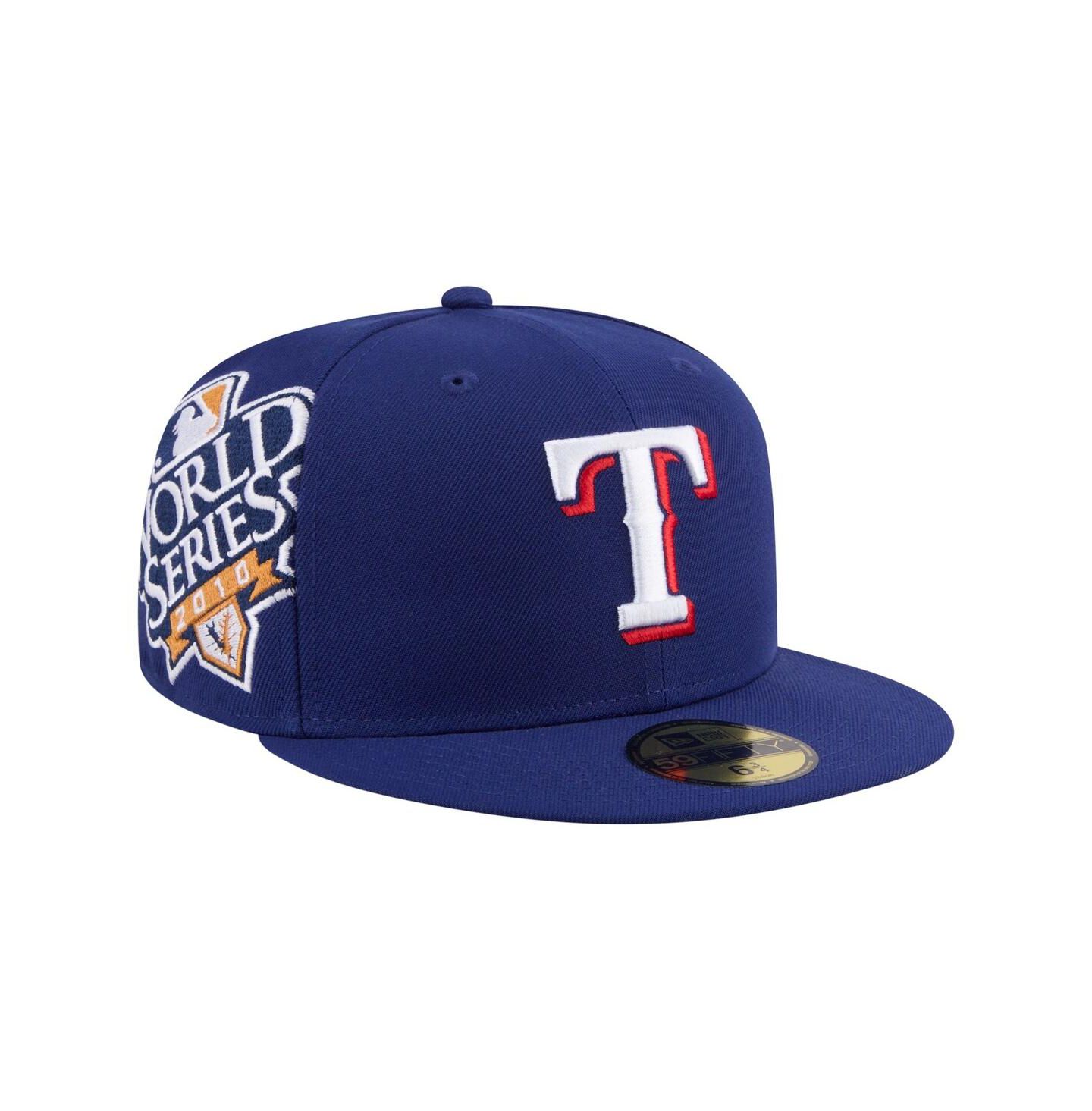 Мужская кепка New Era Royal Texas Rangers Hidden Hit 59FIFTY Fitted Hat — фото 1
