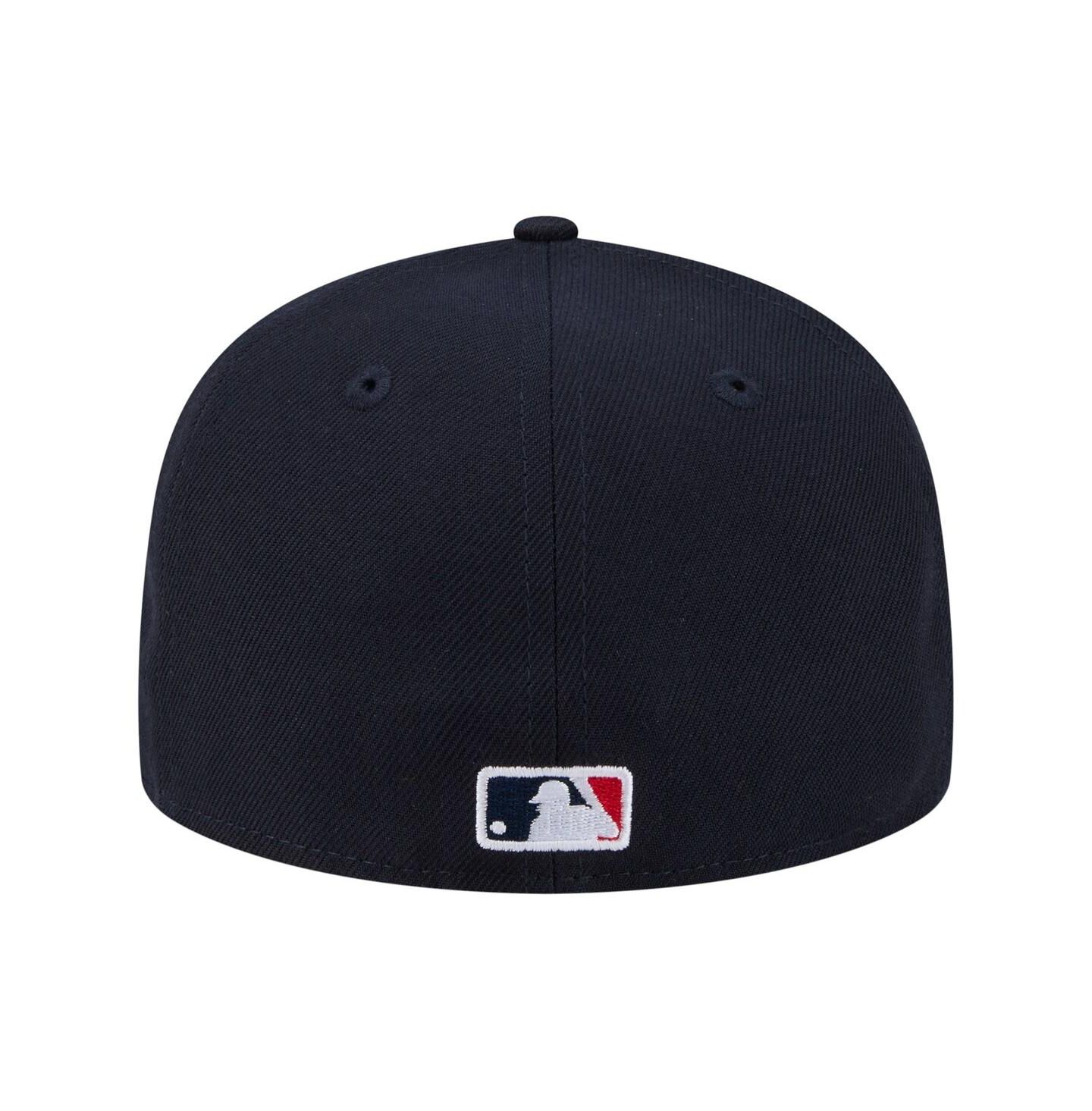 Мужская кепка New Era Navy Boston Red Sox Hidden Hit 59FIFTY Fitted Hat — фото 4