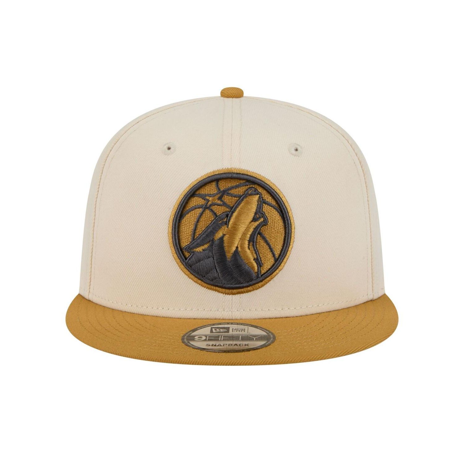 Men's Cream/Tan Minnesota Timberwolves Two-Tone Color Pack 9FIFTY Snapback Hat