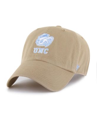 Men's Khaki North Carolina Tar Heels Vault Clean Up Adjustable Hat