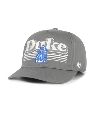 Men's Gray Duke Blue Devils Script Fade Hitch Adjustable Hat