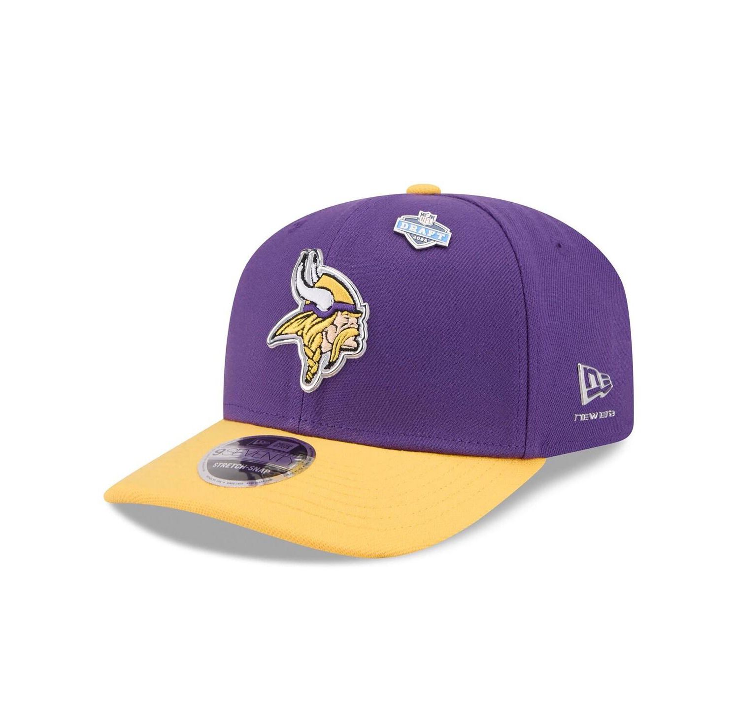 Men's Purple/Gold Minnesota Vikings 2026 NFL Draft 9SEVENTY Adjustable Hat