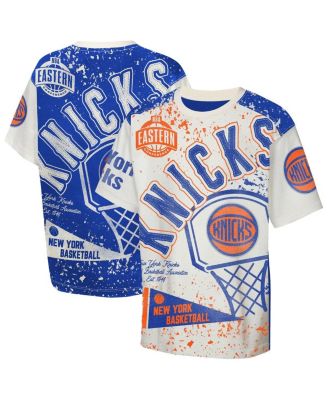 Big Boys and Girls Cream New York Knicks Top Player All-Over-Print T-Shirt