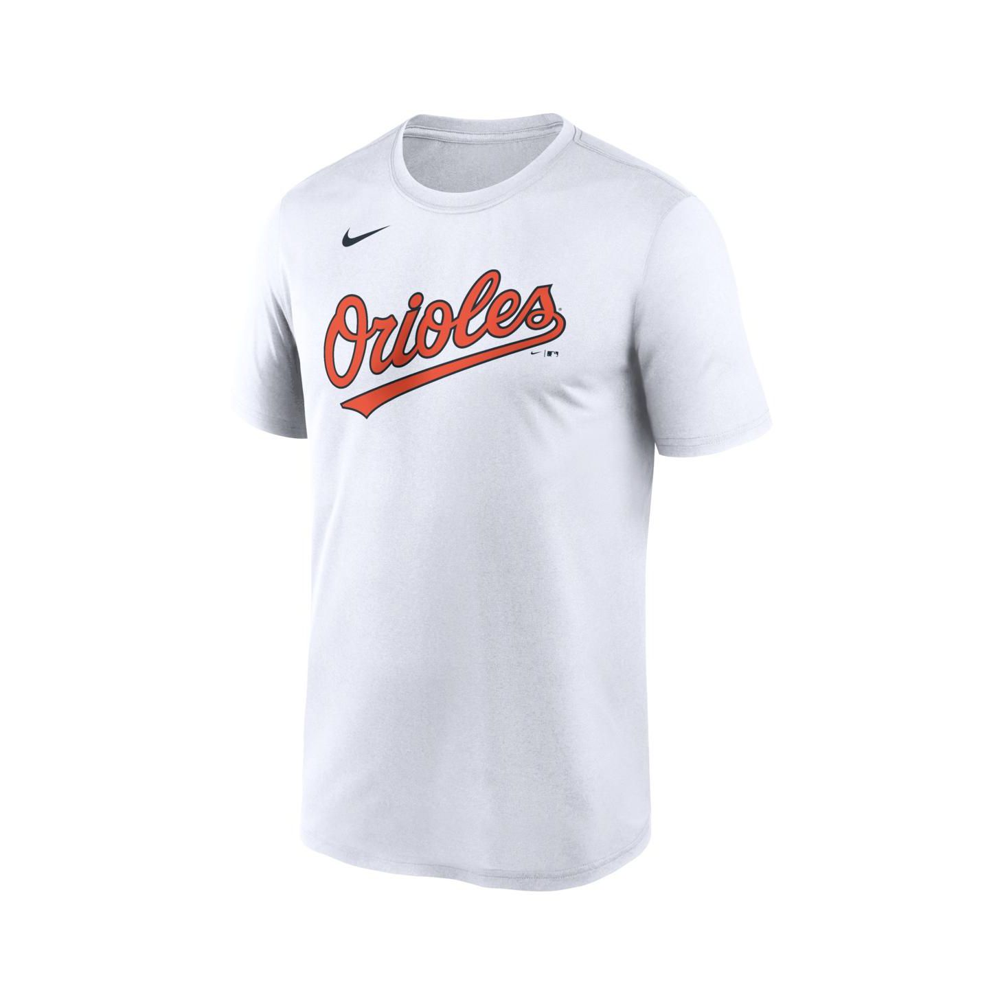 Мужская футболка Nike White Baltimore Orioles New Legend Wordmark Dri-FIT — фото 2