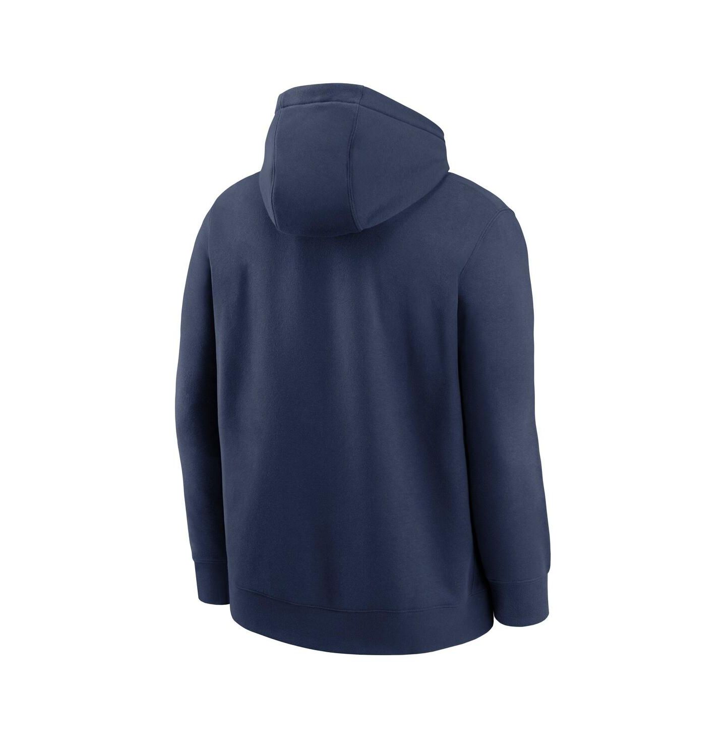 Мужское худи Nike Navy Atlanta Braves Dri-Fit Club — фото 3