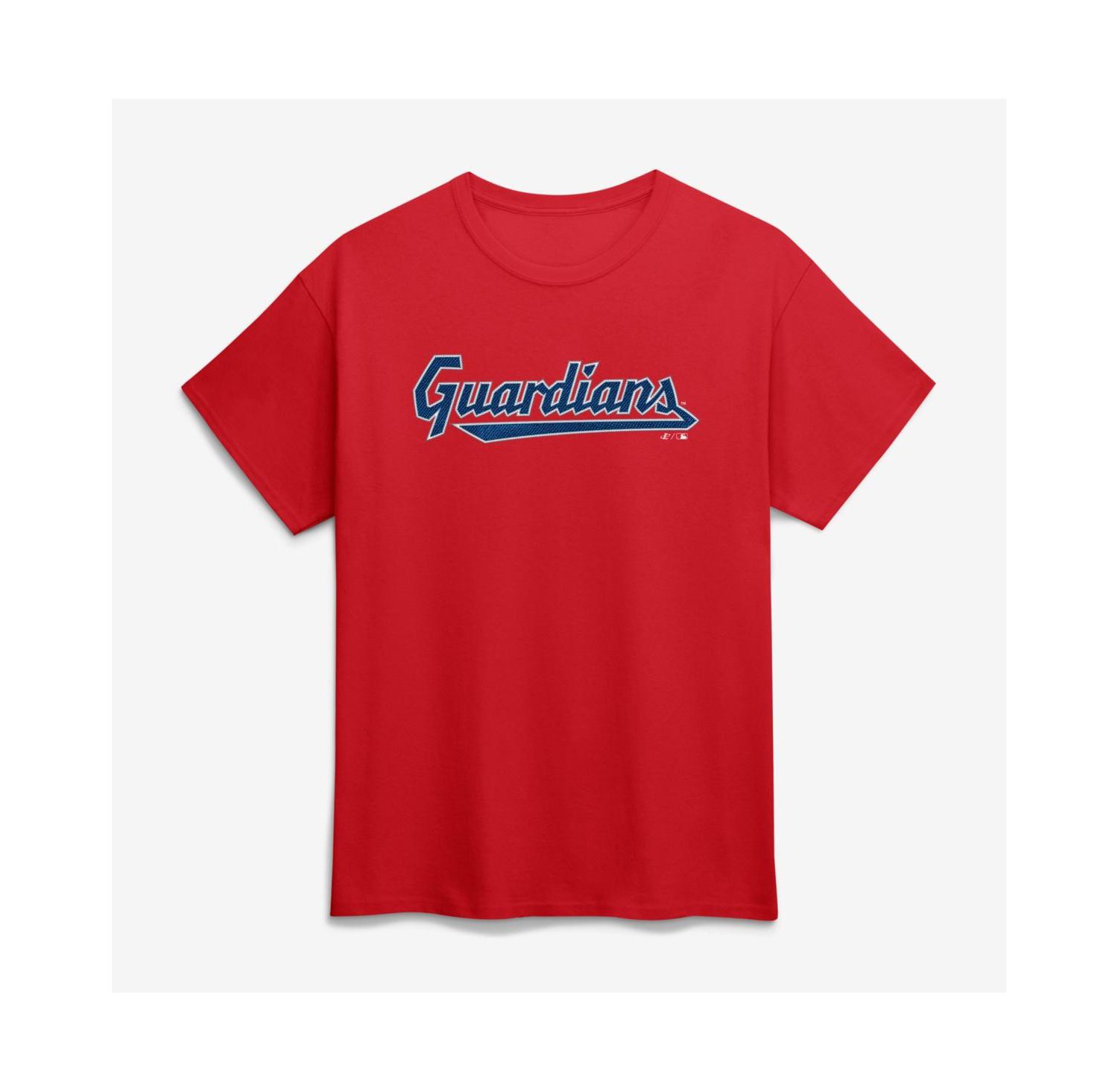 Men's Red Cleveland Guardians Wordmark T-Shirt