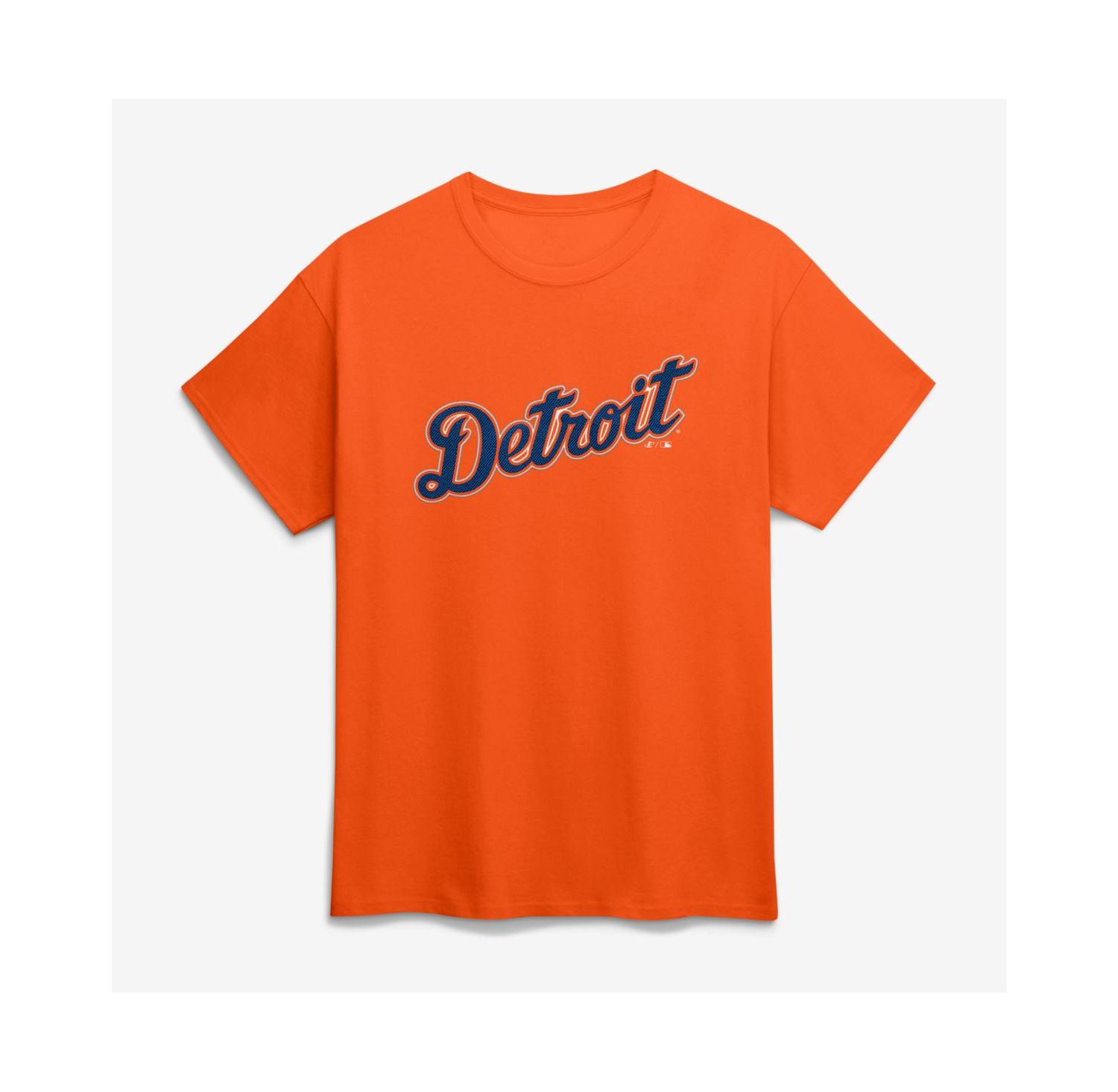 Men's Orange Detroit Tigers Wordmark T-Shirt