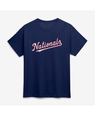Men's Navy Washington Nationals Wordmark T-Shirt