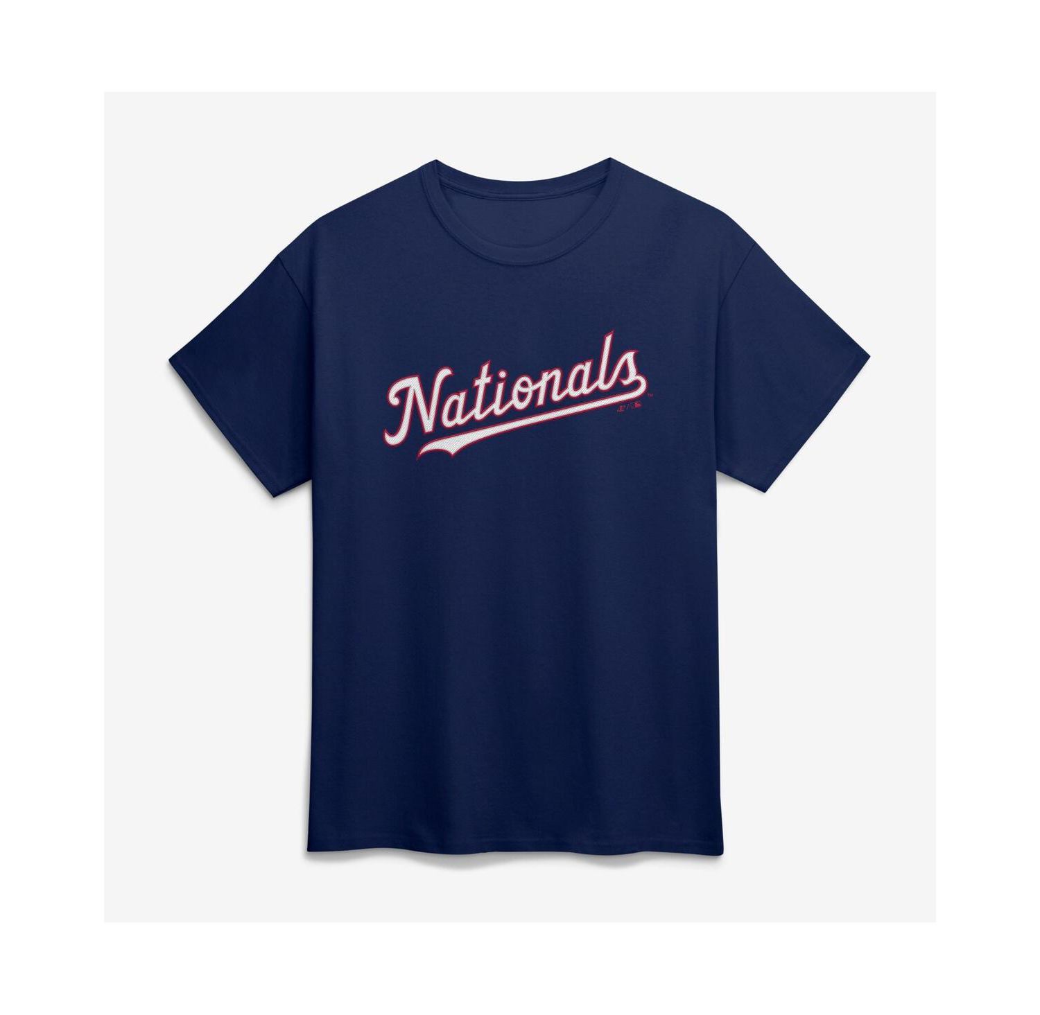 Men's Navy Washington Nationals Wordmark T-Shirt