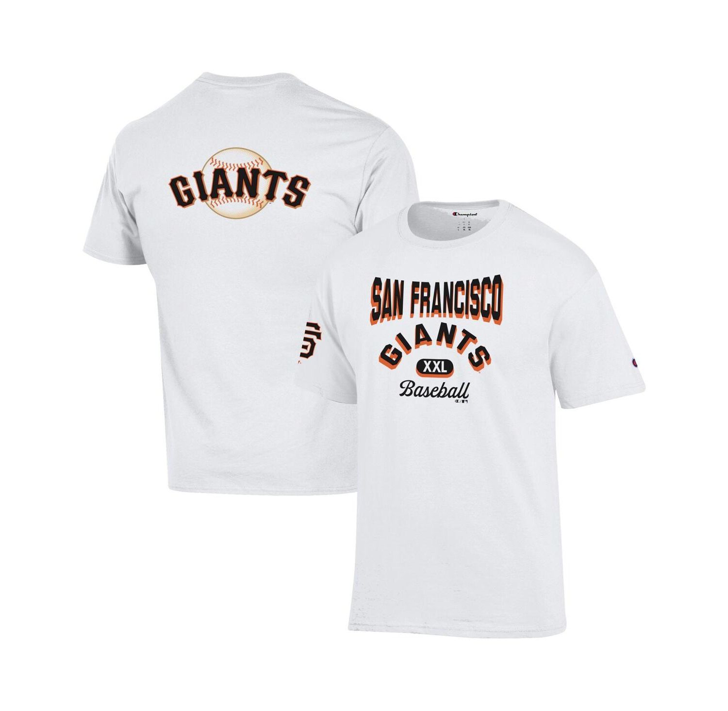 Men's White San Francisco Giants 3-Hit Jersey T-Shirt
