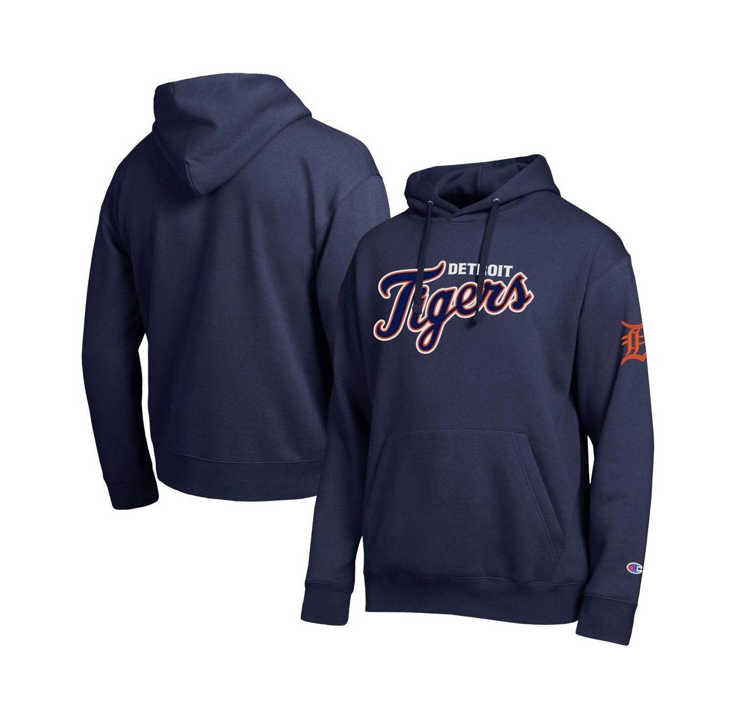 Men's Navy Detroit Tigers All Star Wordmark Hoodie