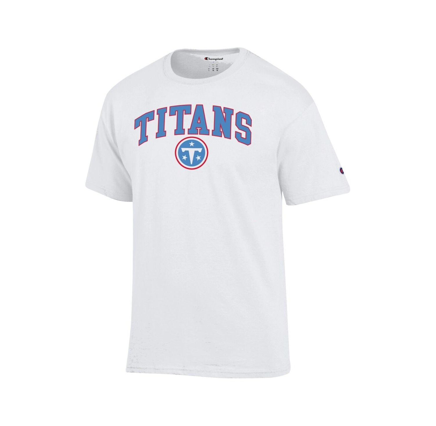 Men's White Tennessee Titans Arch Over Logo T-Shirt