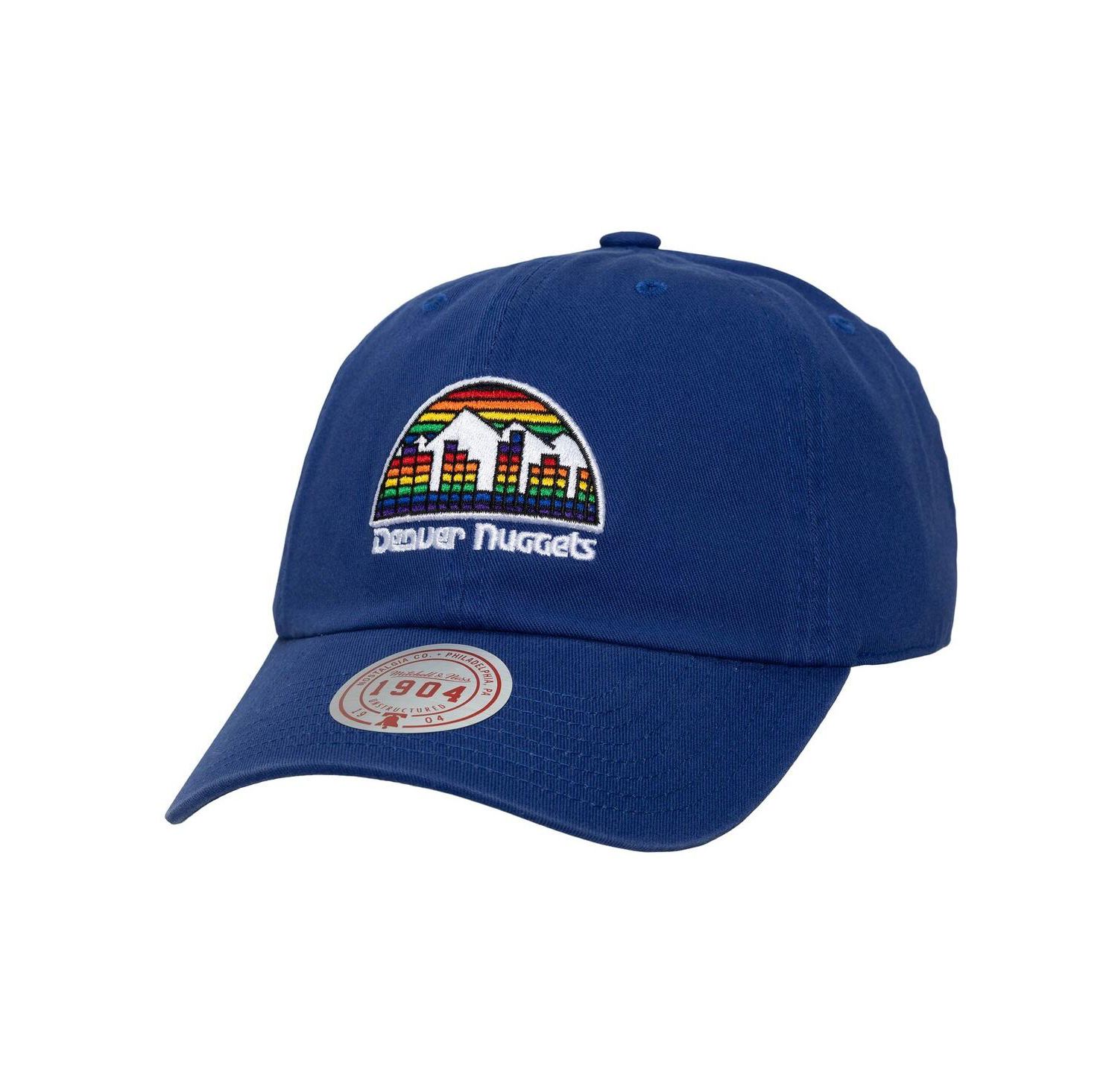 Men's Navy Denver Nuggets Hardwood Classics 1904 Adjustable Hat