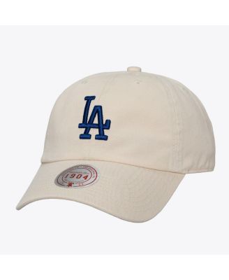 Men's and Women's Cream Los Angeles Dodgers Off-Season 1904 Strapback Adjustable Hat