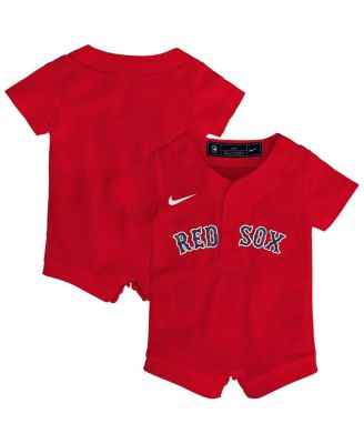 Baby Boys and Girls Red Boston Red Sox Alternate Replica Romper Jersey