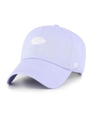 Women's Purple Kansas City Chiefs Base Runner Ballpark Clean Up Adjustable Hat