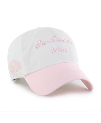 Women's White San Francisco 49ers Gelato Two-Tone Clean Up Adjustable Hat