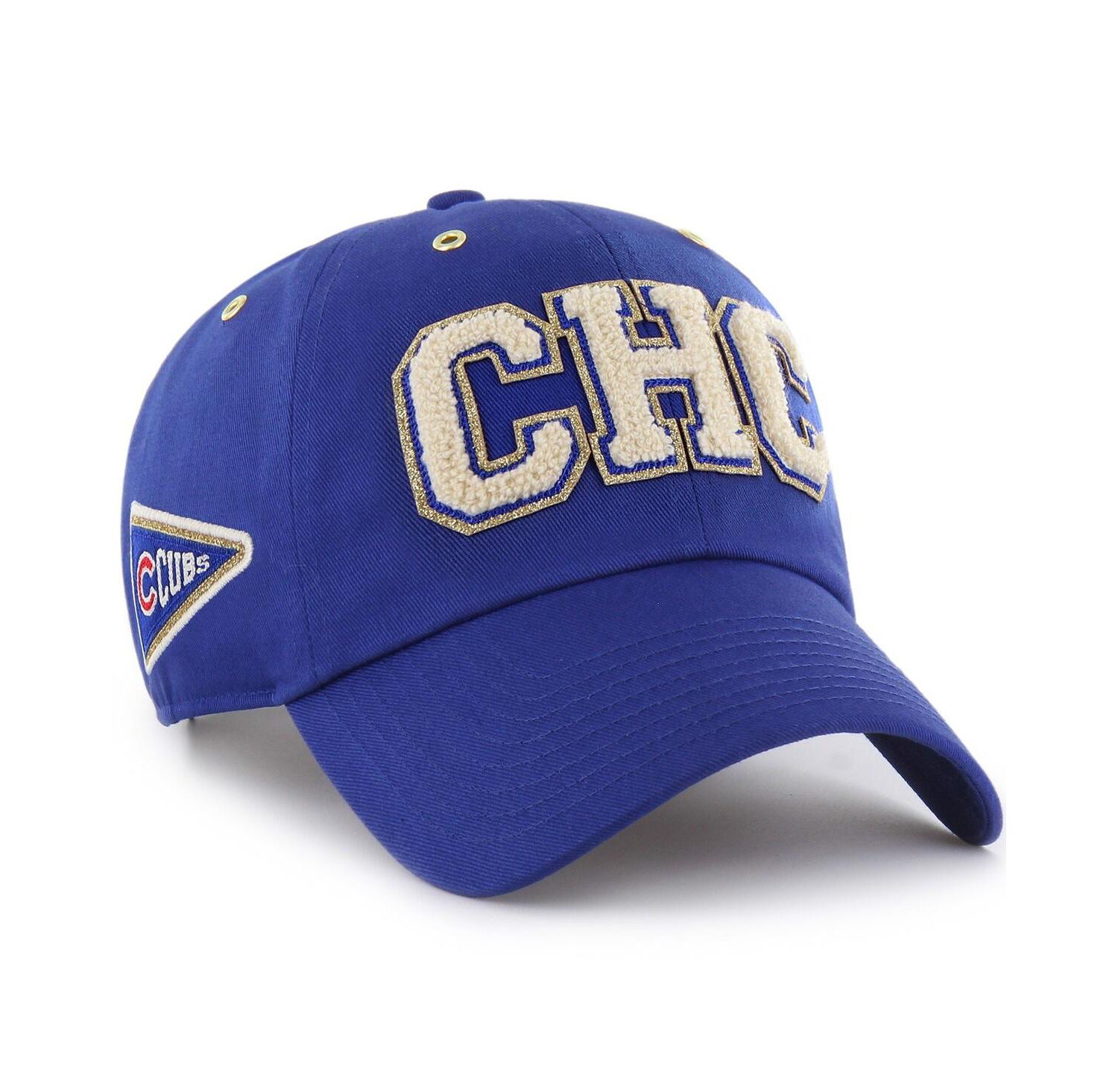 Stoney Clover Lane X Men's Royal Chicago Cubs Acro Charm Clean Up Adjustable Hat