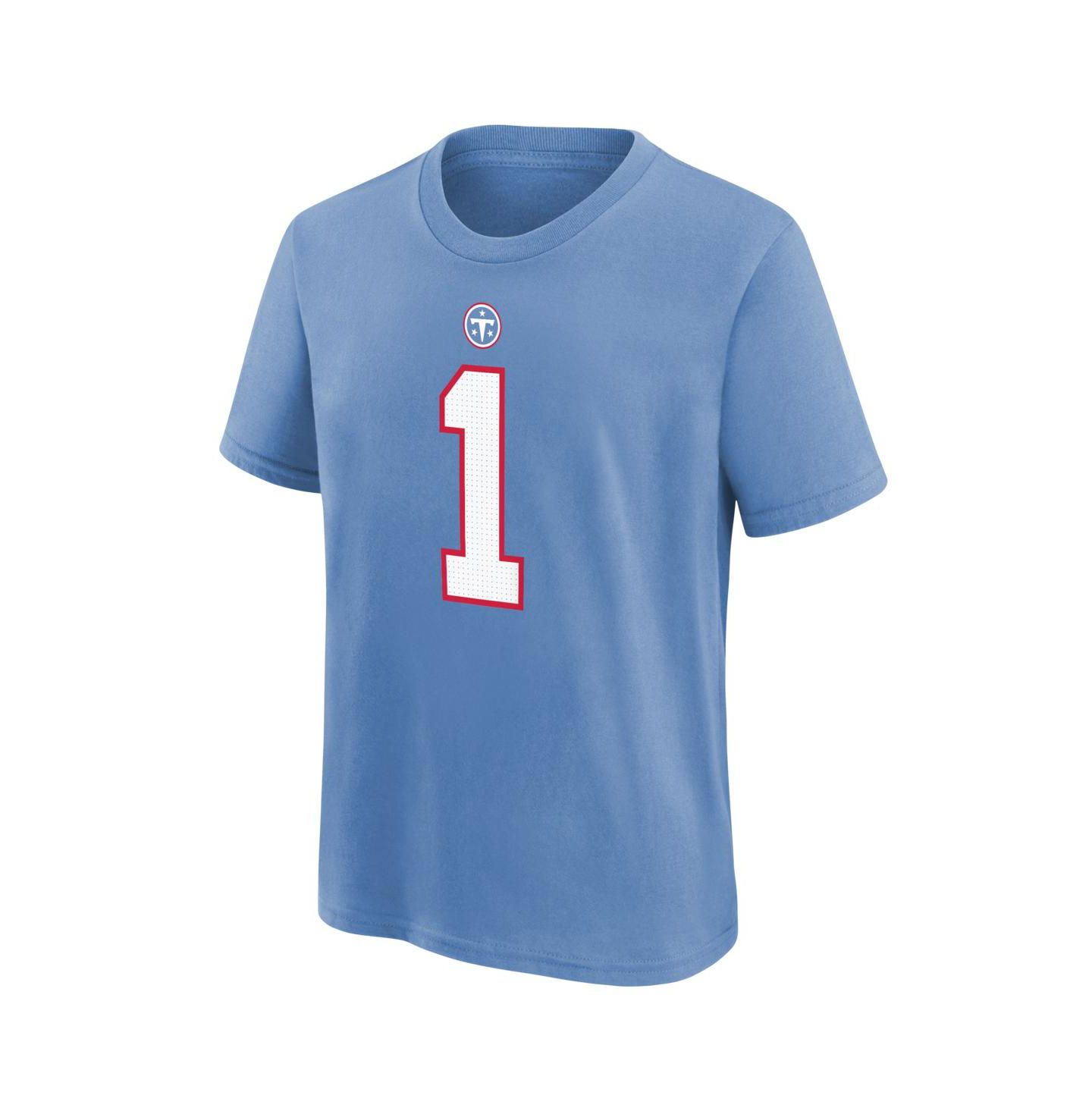 Детская футболка Nike Cameron Ward Light Blue Tennessee Titans Name & Number — фото 2