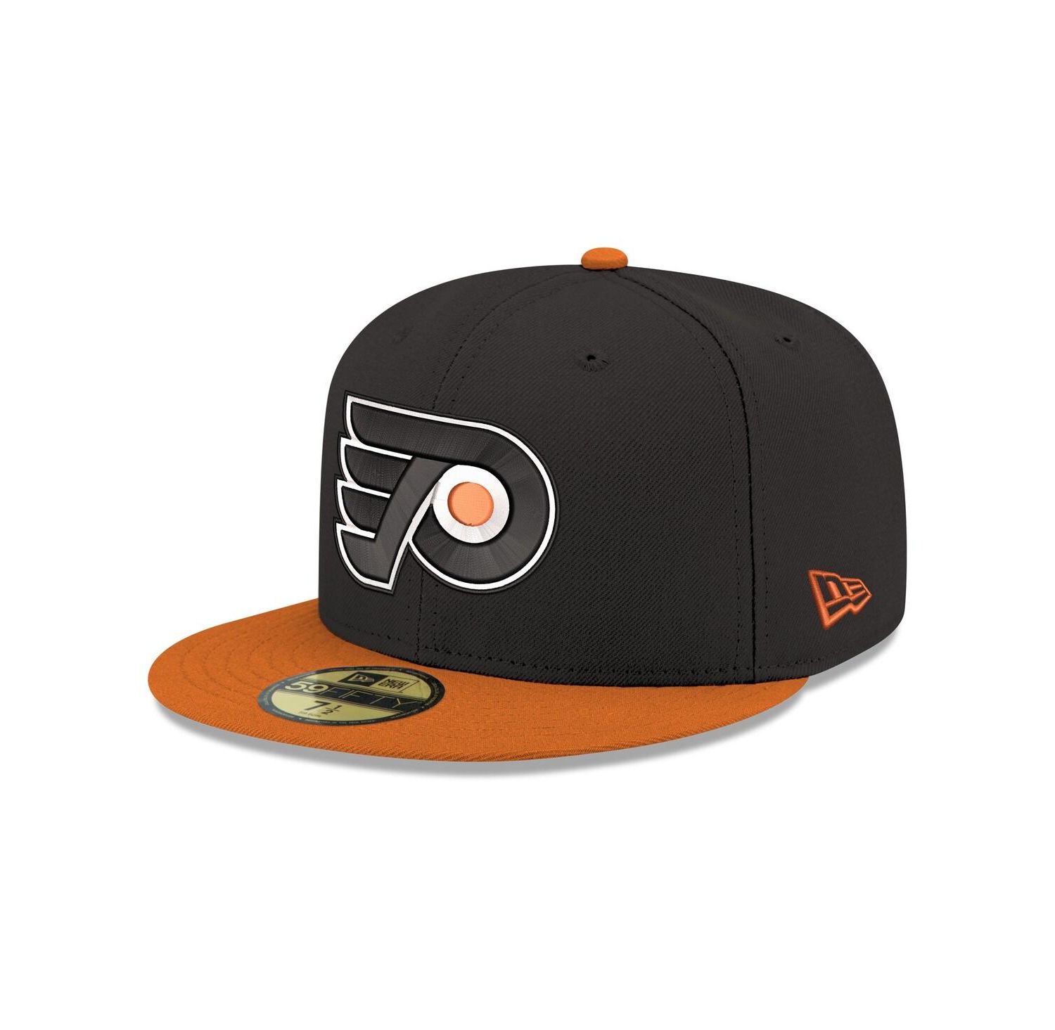 Men's Black Philadelphia Flyers Core Logo Two-Tone 59FIFTY Fitted Hat