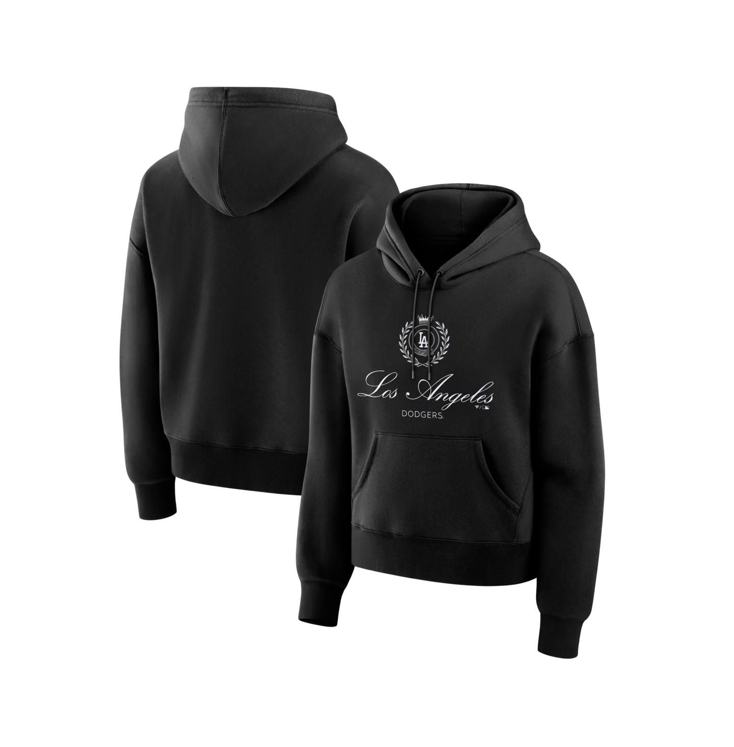 Женское худи Fanatics Black Los Angeles Dodgers Legacy Fleece — фото 1