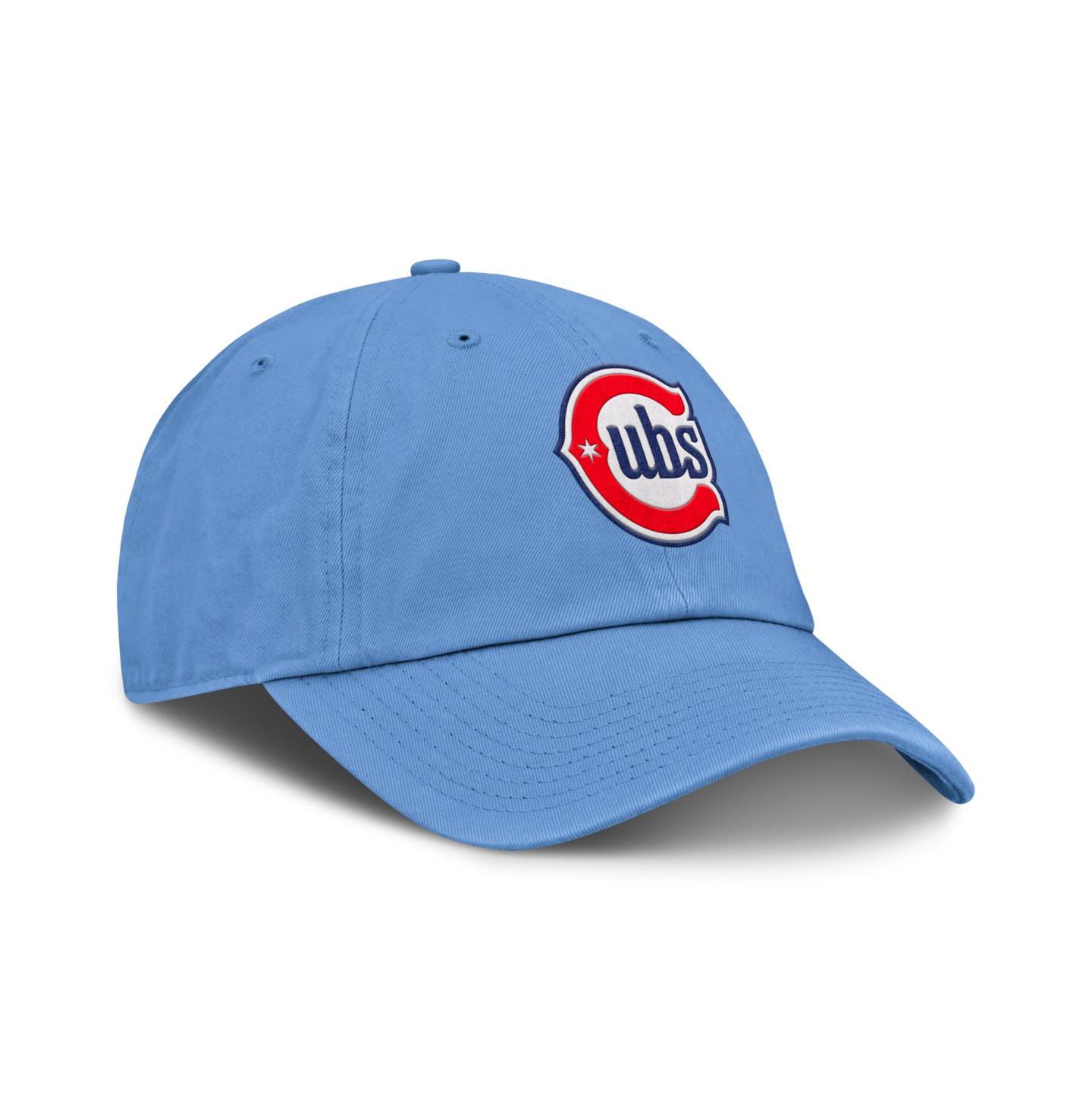 Мужская кепка Nike Light Blue Chicago Cubs Club Adjustable Hat — фото 3