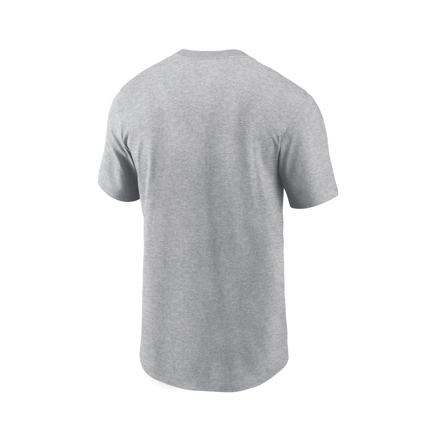 Мужская футболка Jordan Heather Gray Michigan Wolverines Basketball Refresh — фото 3