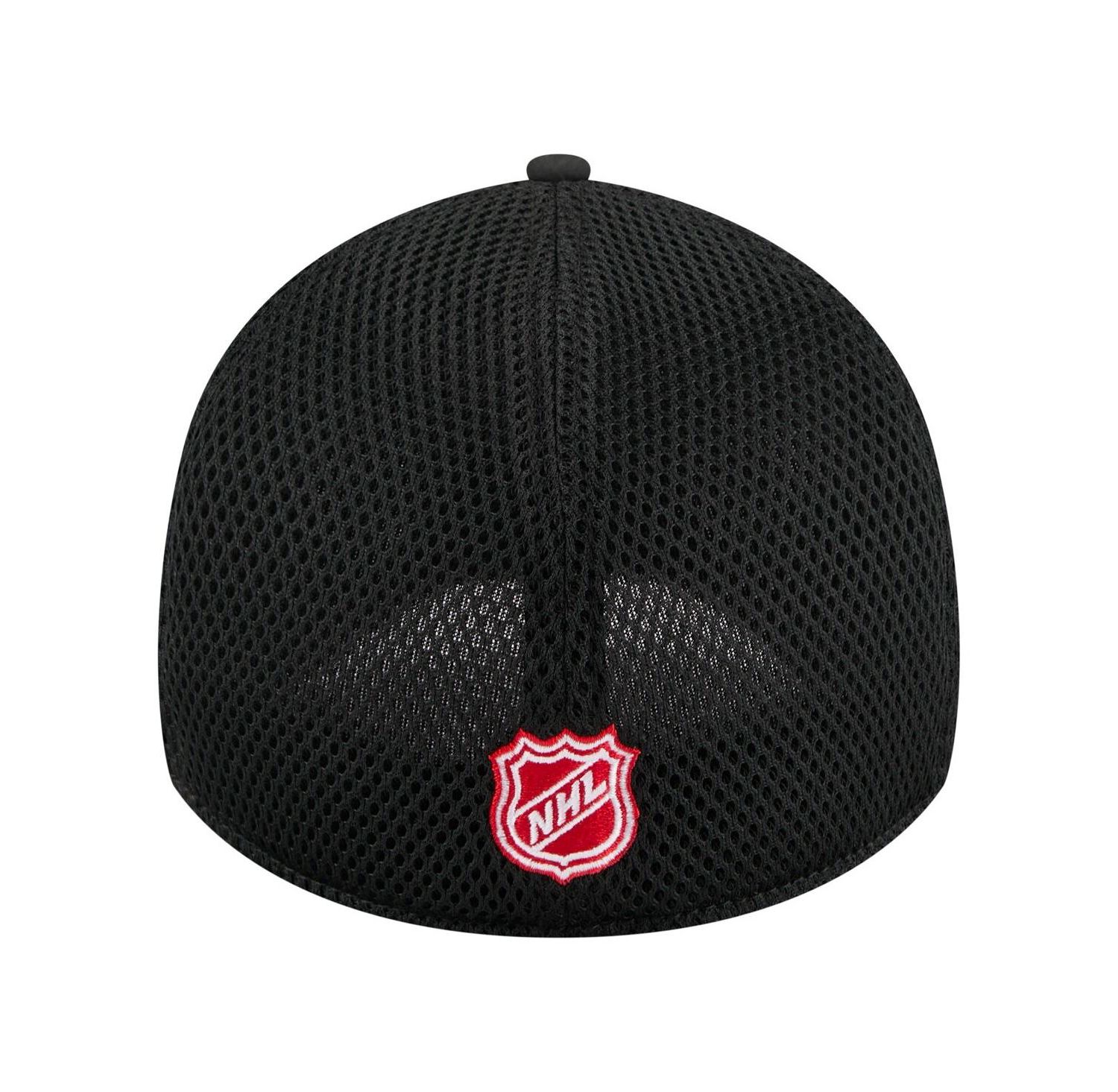 Men's Black Chicago Blackhawks Logo 39THIRTY Flex Hat