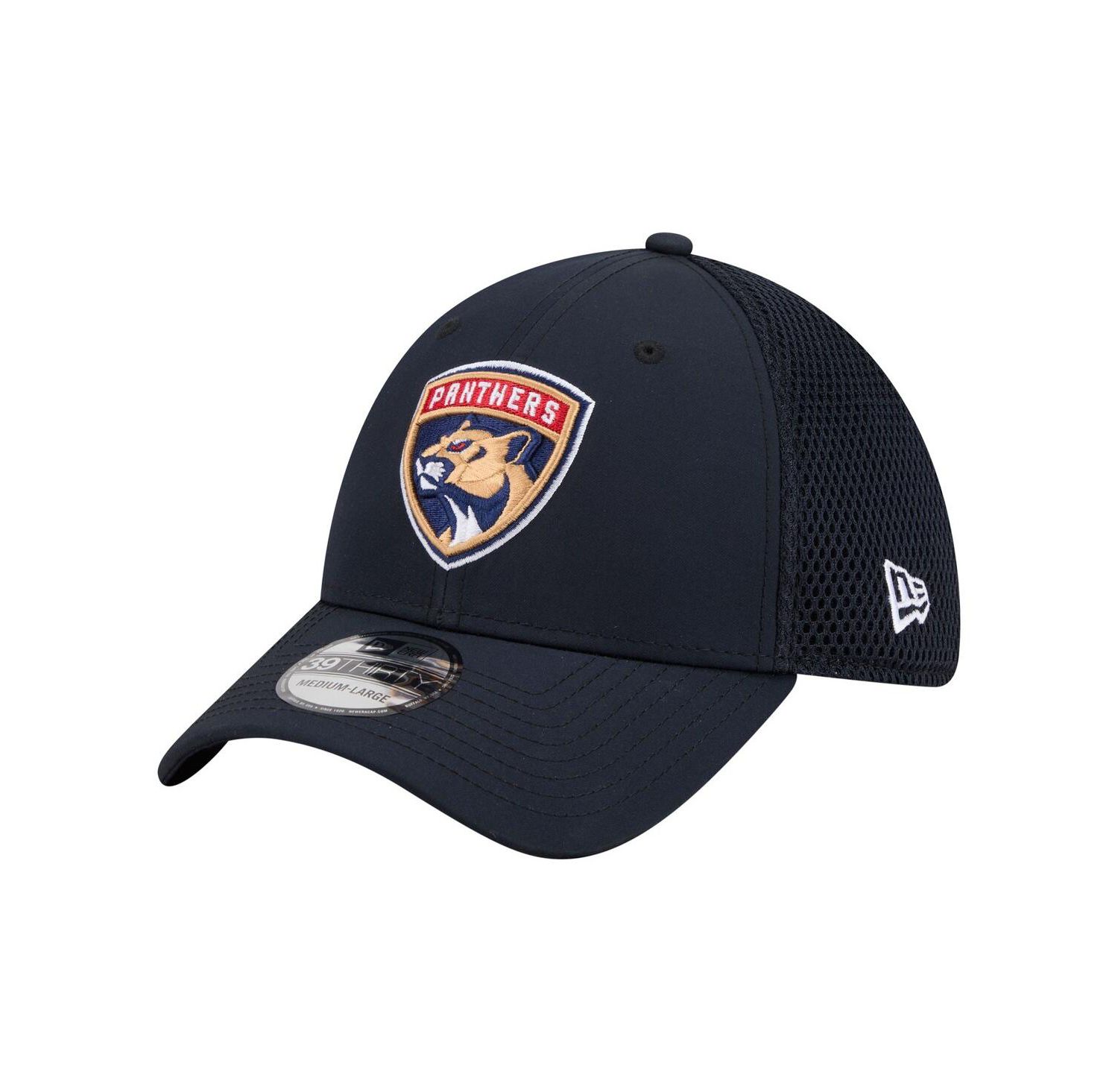 Men's Navy Florida Panthers Logo 39THIRTY Flex Hat