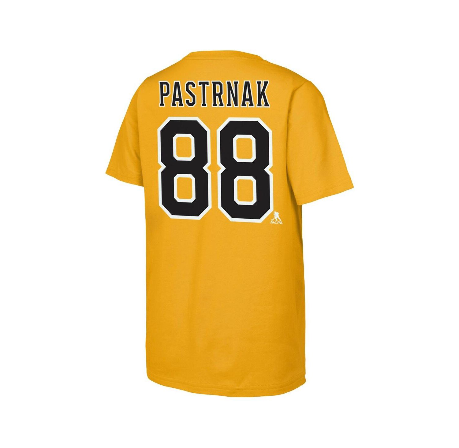 Big Boys and Girls David Pastrnak Gold Boston Bruins Alternate Captain 2026 Stadium Series T-Shirt