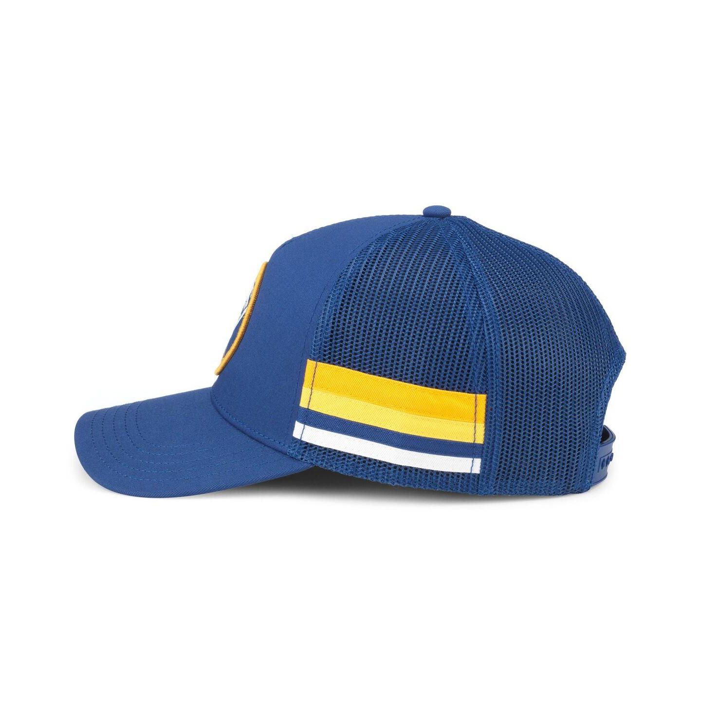 Мужская кепка American Needle Royal Buffalo Sabres HotFoot Side Stripes Adjustable Trucker Hat — фото 3