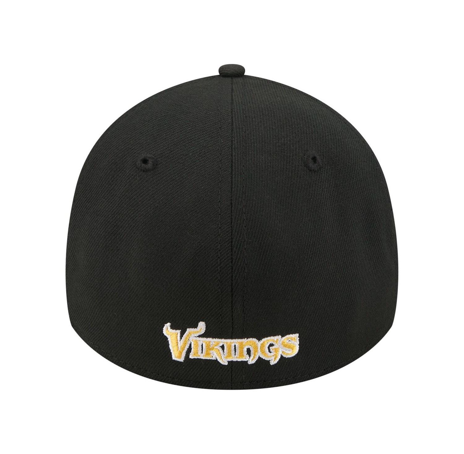 Men's Black Minnesota Vikings Core Team 39THIRTY Flex Hat