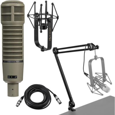 RE20 Variable-D Dynamic Cardioid Microphone, 45-18000Hz Frequency Response