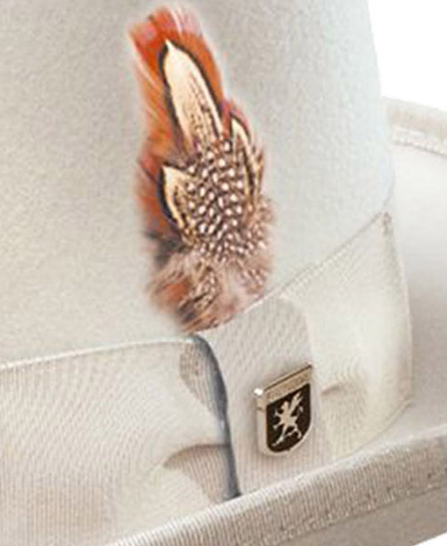 Мужской головной убор Stacy Adams Wool Homburg Hat, цвет: Слоновая кость — фото 3