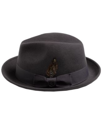 Men's Wool Pinch Front Fedora Hat