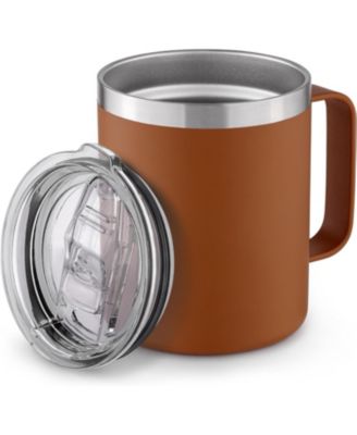12oz Insulated Stainless Steel Coffee Mug with Lid and Handle