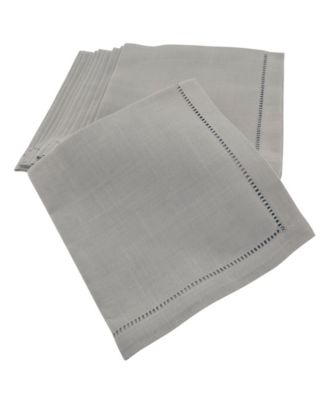 Hemstitched Border Napkins, Set of 12