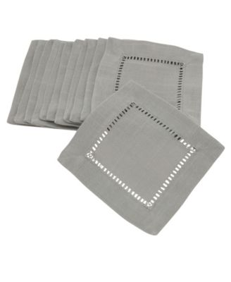 Hemstitched Border Napkins, Set of 12