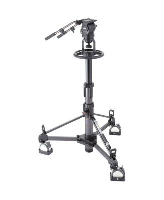 RSP-750PD(S) Professional Pedestal System for Studio Broadcasting with RHP75 Head, P110 Pedestal, Extra PH-8B Handle, Supports 37.5 lbs