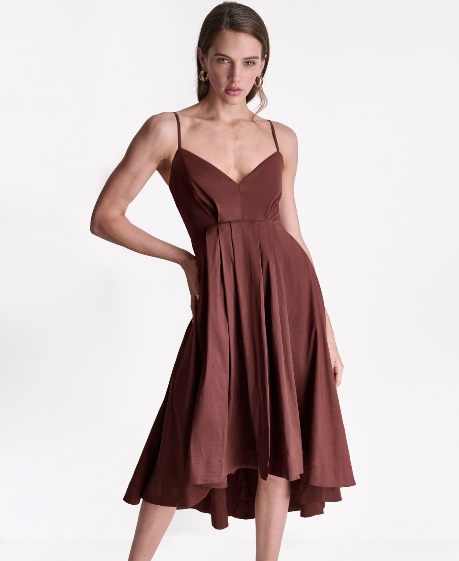 Women's Sweetheart Midi Dress