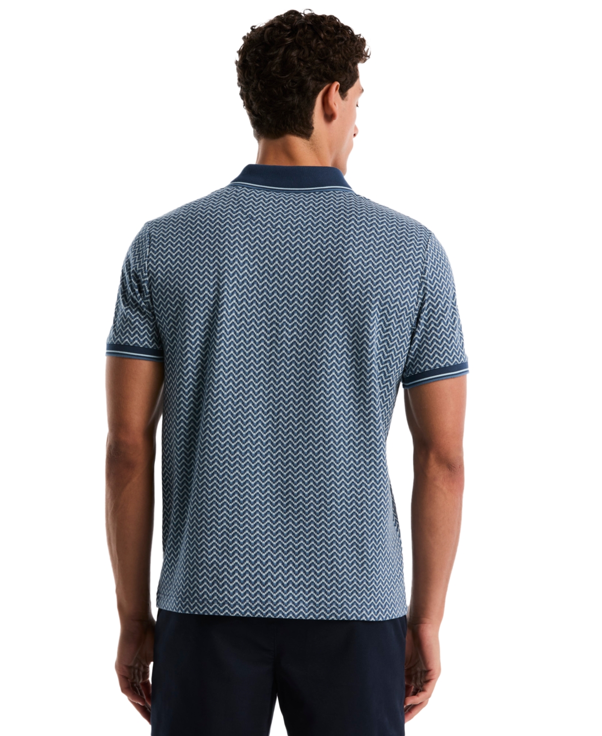 Original Penguin Men's Jacquard Wave Polo Shirt