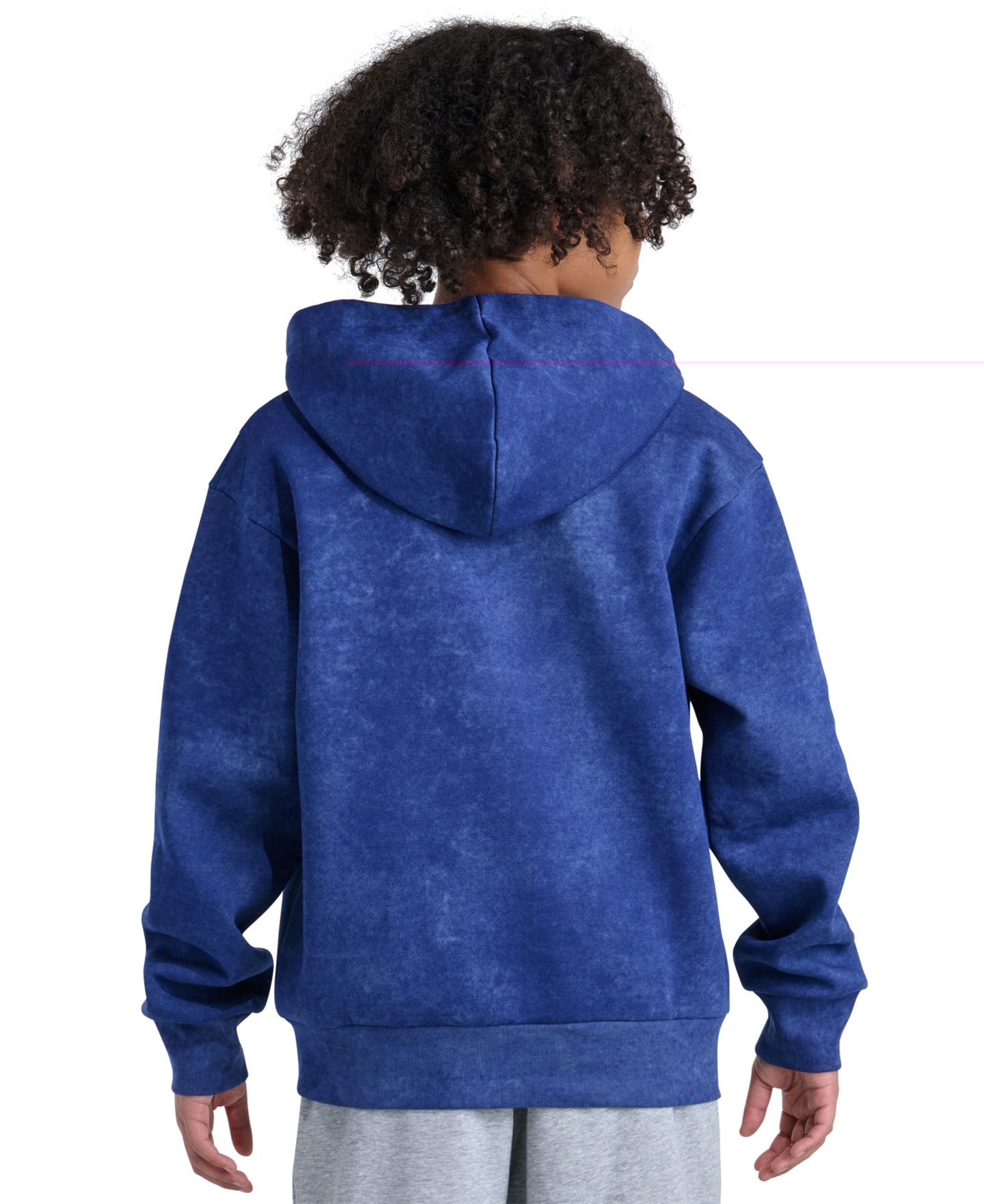 Худи adidas Long-Sleeve для мальчиков, цвет: Тёмный синий — фото 4
