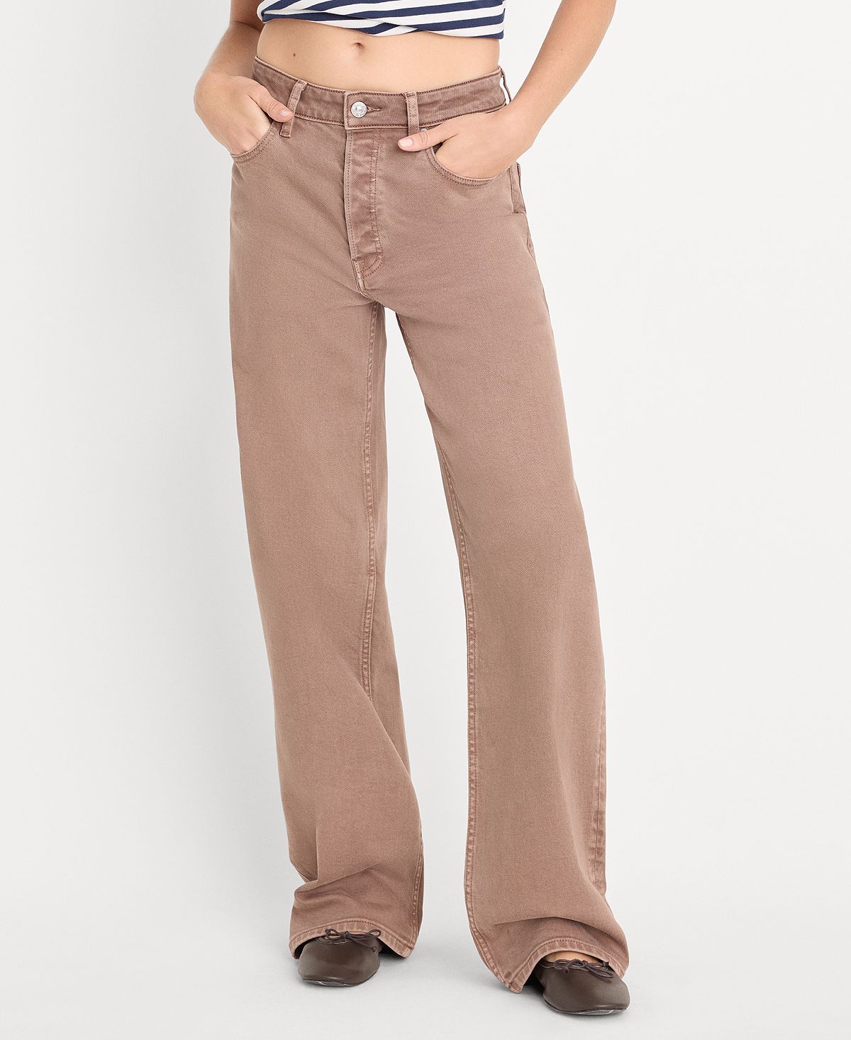 Good American Women's Vintage Wide Jeans view 2 — MAYCSS fashion products