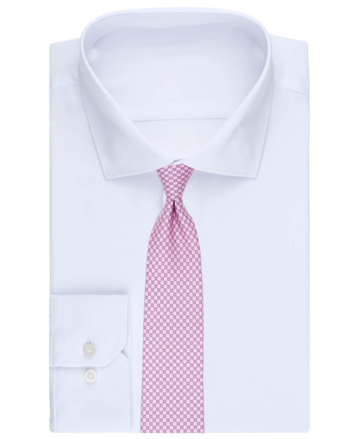 Club Room Men's Classic Design Neat Pattern Silk Tie, Macy's Exclusive