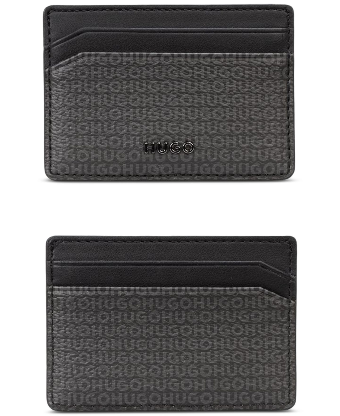 Мужской кошелёк Hugo Boss Quantic Open Face Card Wallet, цвет: Чёрный — фото 3