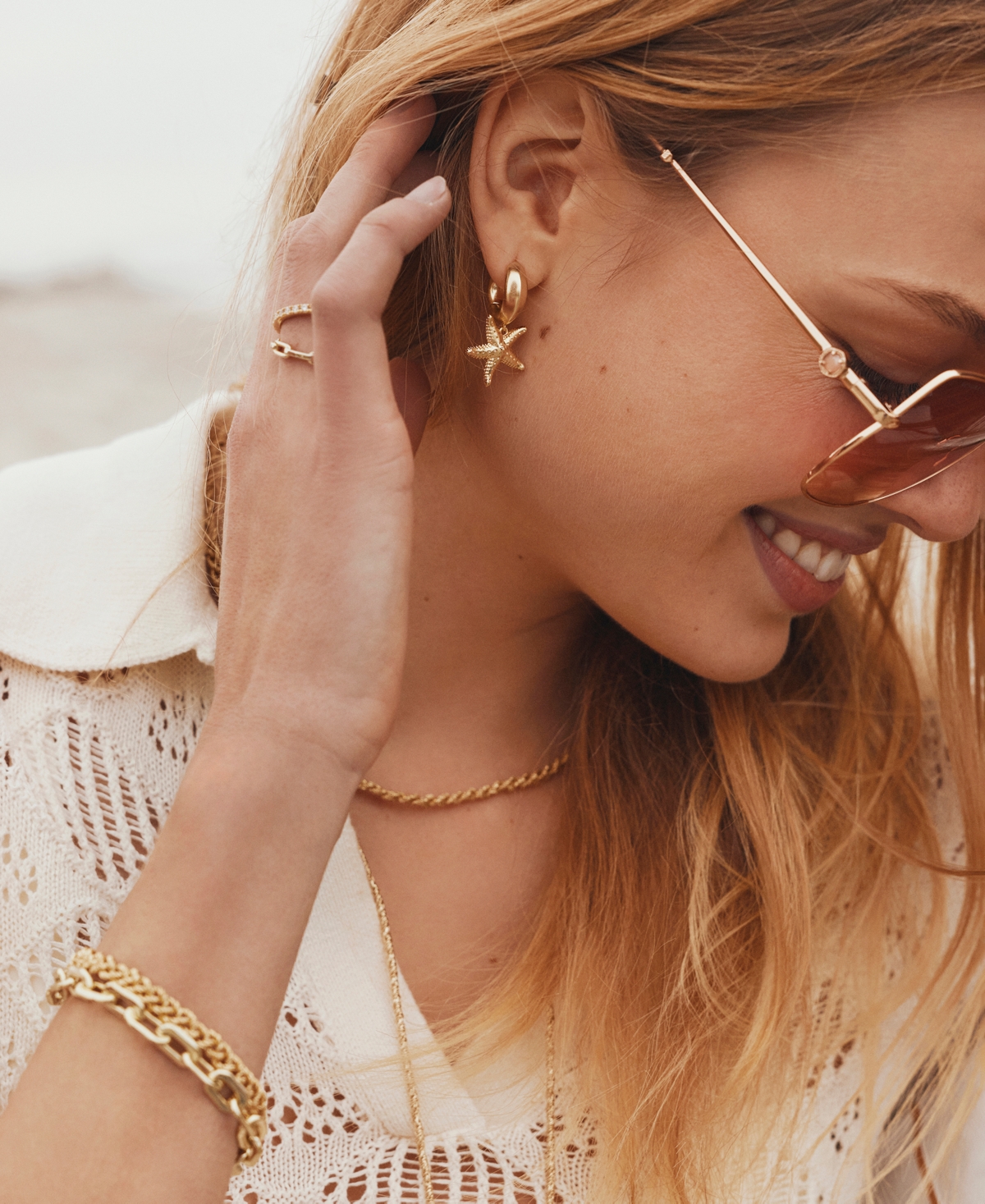 Kendra Scott 14k Gold-Plated Parker Starfish Huggie Earrings