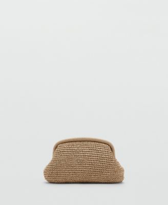 Women's Natural Fiber Clutch Bag